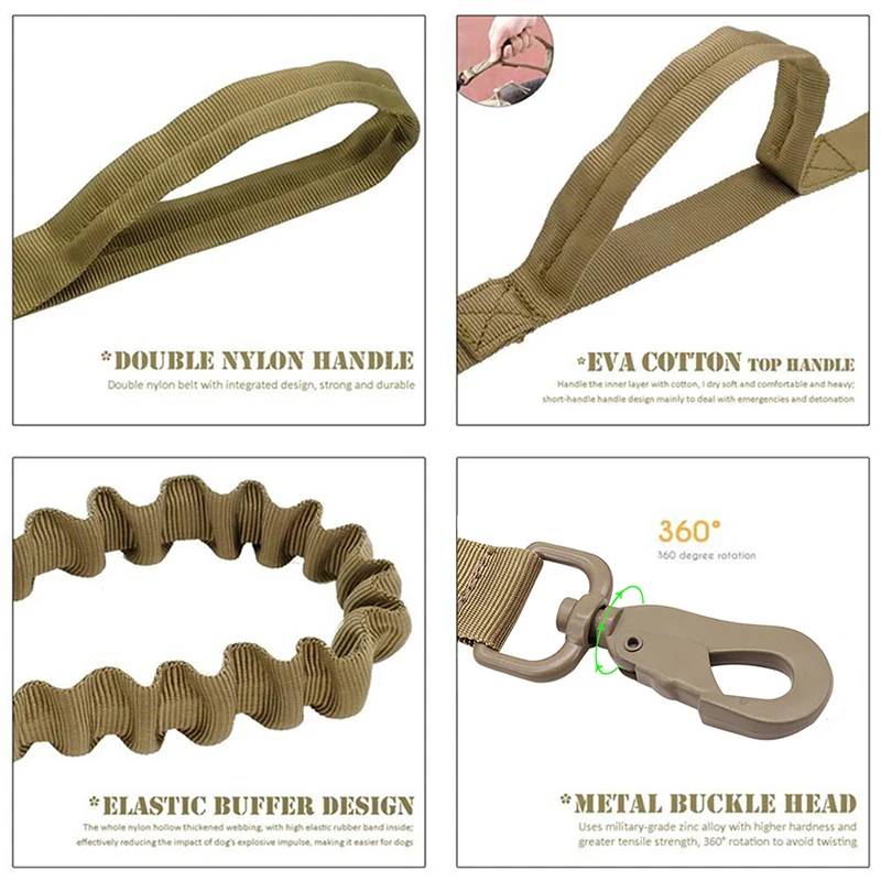 Zenwalk Camo Tactique – Laisse pour chien Collection Énergie robuste