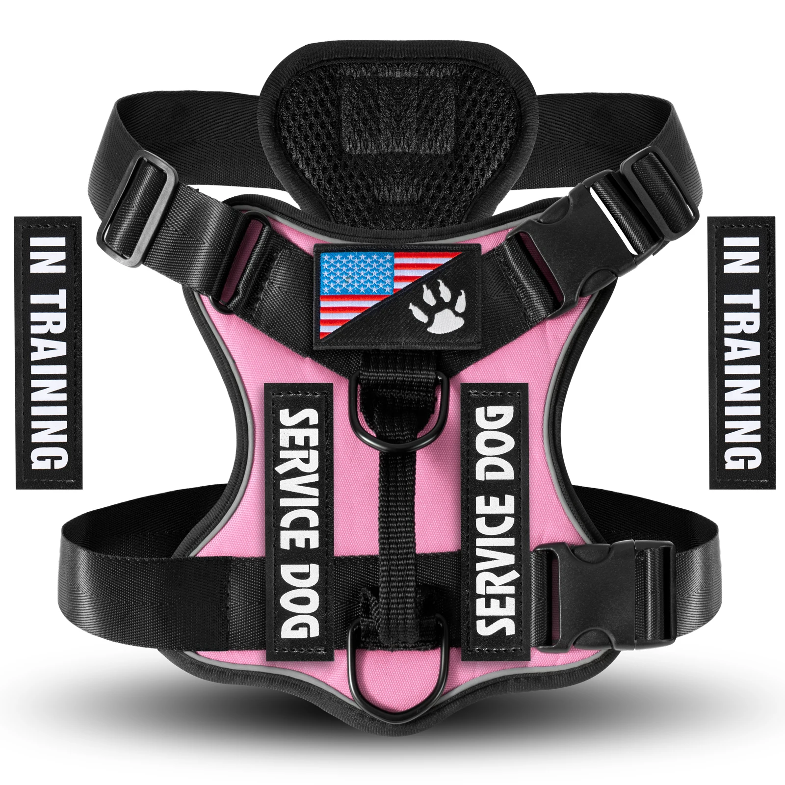 Zenwalk Amercian Phantom – Harnais pour chien Collection Énergie – Rose, XL ergonomique