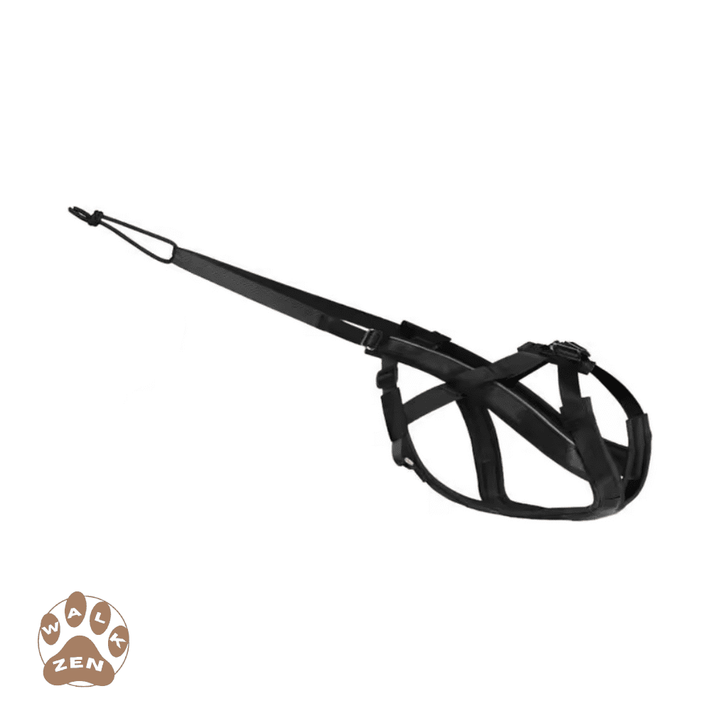 Zenwalk Nitro – Harnais pour chien Collection Énergie – Noir ergonomique et confortable
